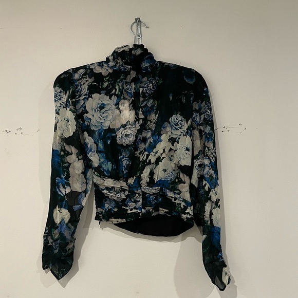 Zara Floral Print Shirt - Picture 11 of 13